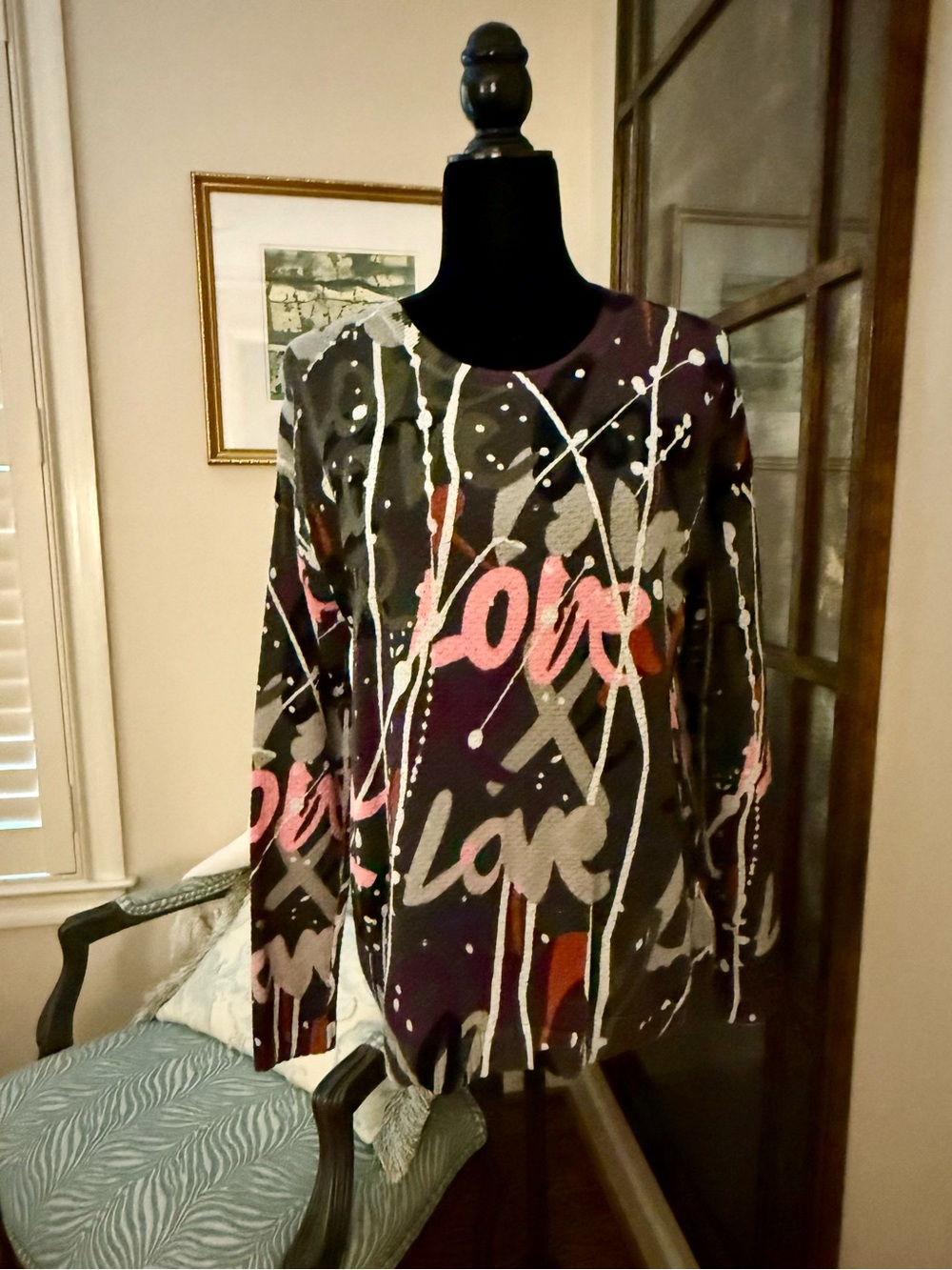 LISA TODD GRAFFITI SWEATER